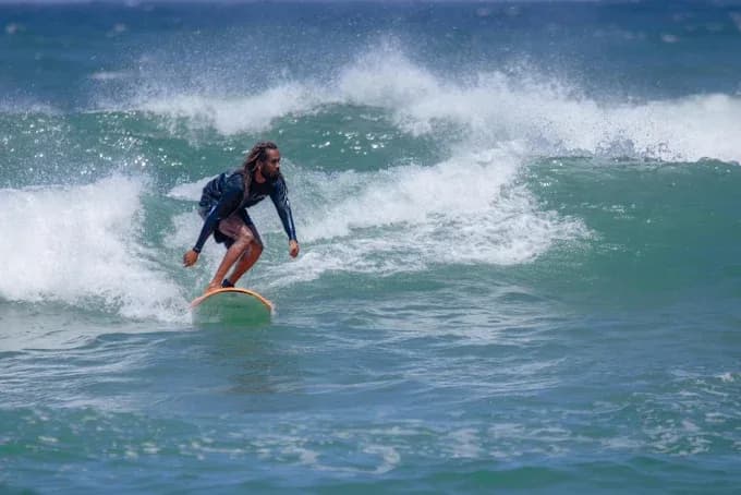 Noah, founder and head instructor at Noah Surf School